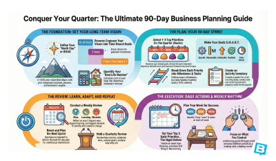 Conquer Your Quarter: The Ultimate 90-Day Business Planning Guide